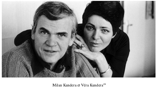 Milan Kundera et Vra Kundera