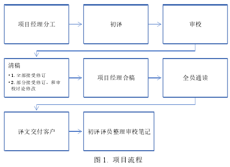 图 1. 项目流程