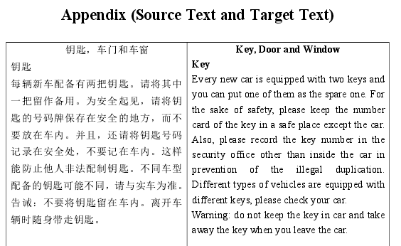 Appendix (Source Text and Target Text)